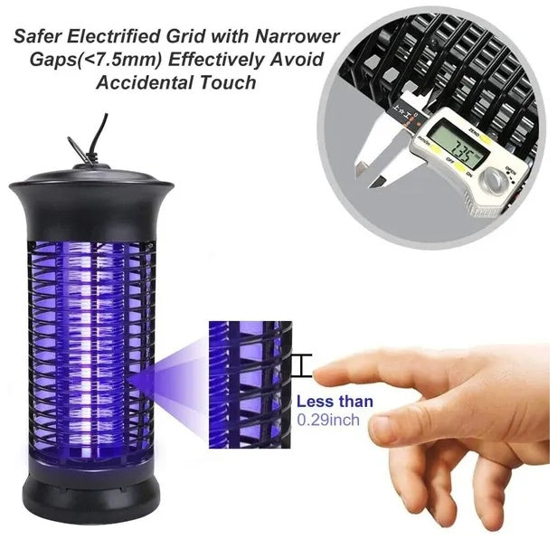 Electric Fly Gnat Killer Lamp Pests Fly Insect Trap Mosquito Bug Zapper 4,000V
